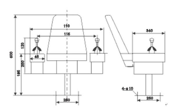 QT3B系列主令控制器外形尺寸