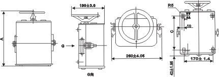 KT10系列凸轮控制器外形尺寸