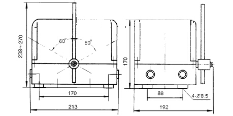 JK16-100系列凸轮控制器外形尺寸